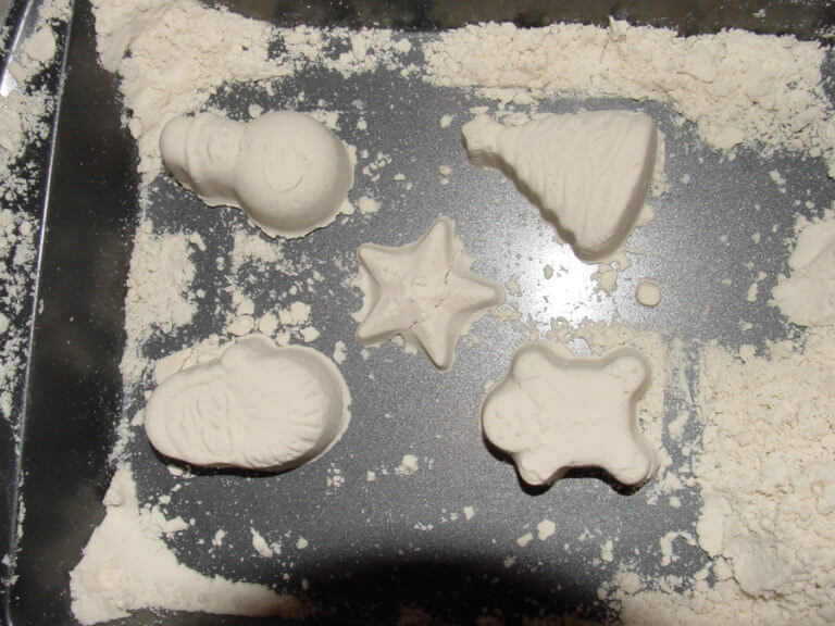 snow dough shapes