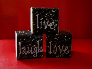 Blocks-live laugh love