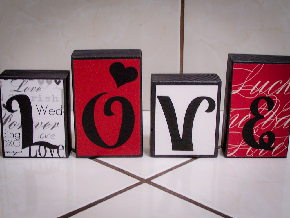Word Block - Love