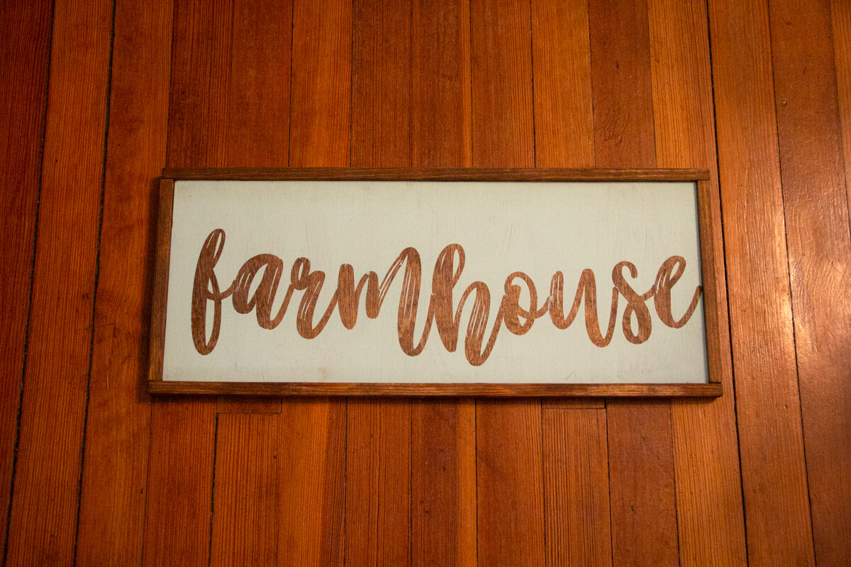 Wood Sign Farmhouse