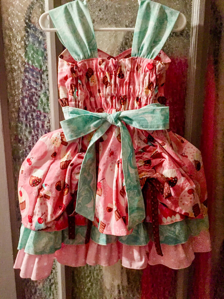 Gaga Couture Birthday Party Dress back