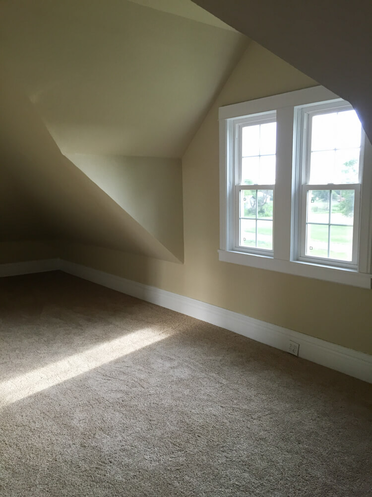 How to paint your walls after pic