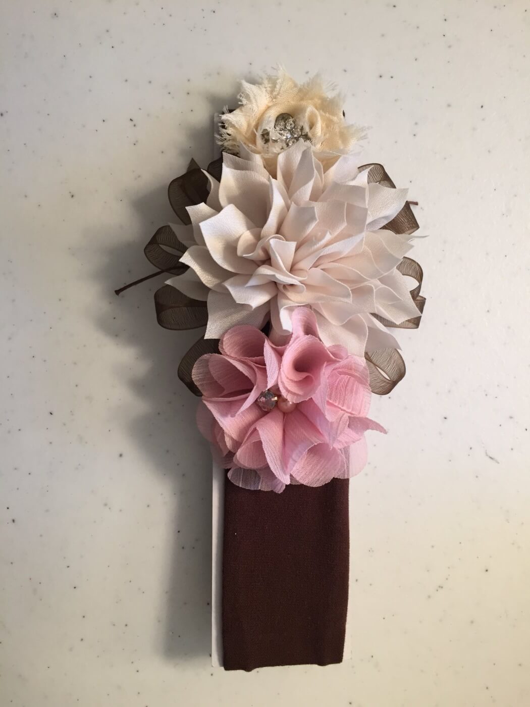 Flower Girl Headband flowers