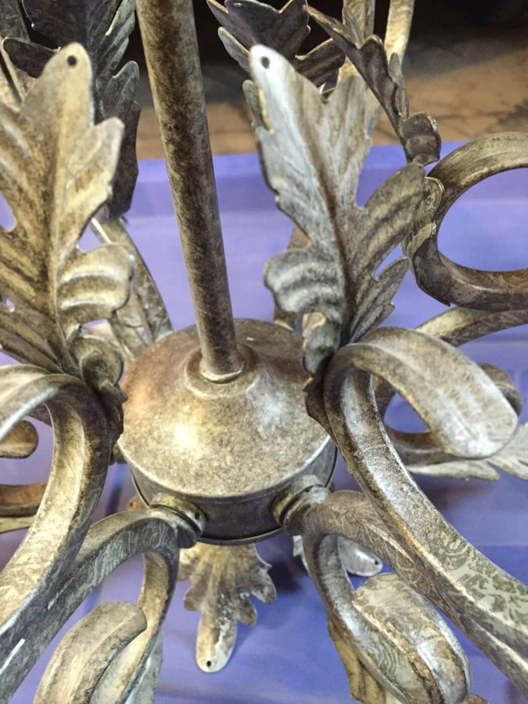 Chandelier Before Makeover