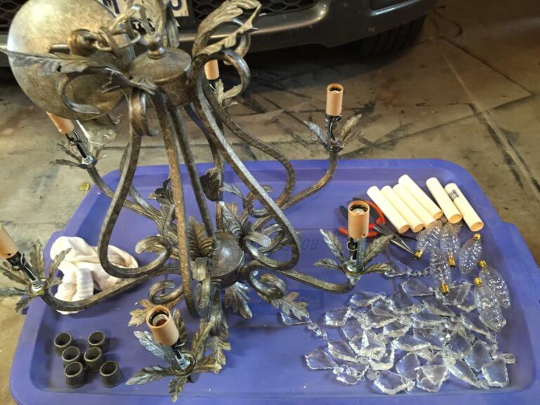 Chandelier Dismantle