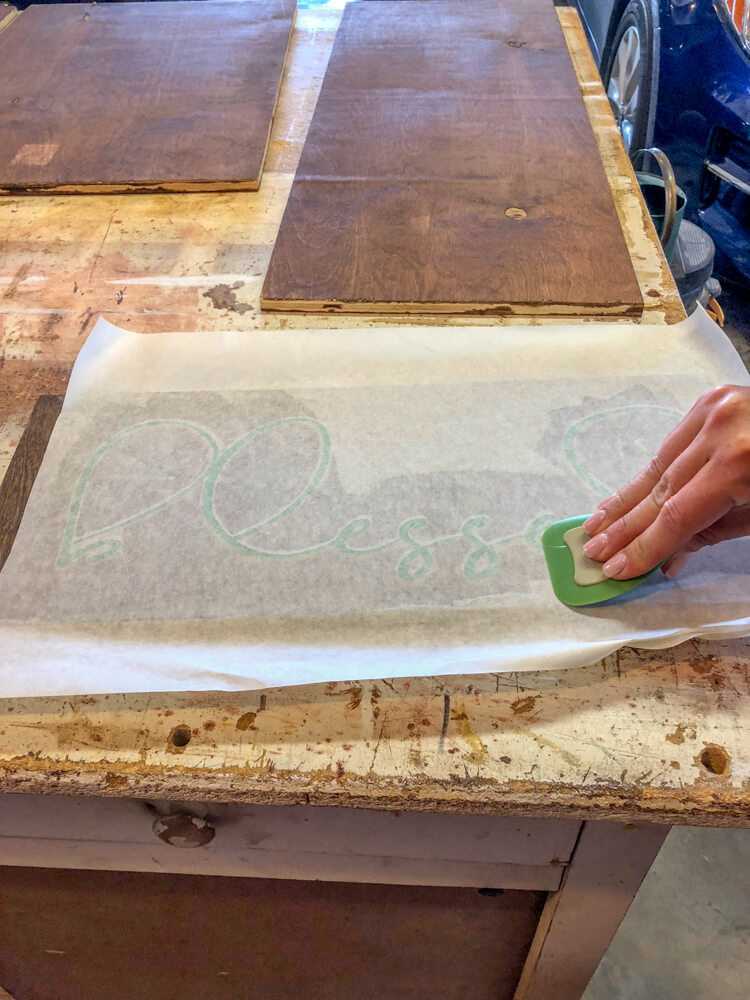 Home Decor Wood Sign burnish