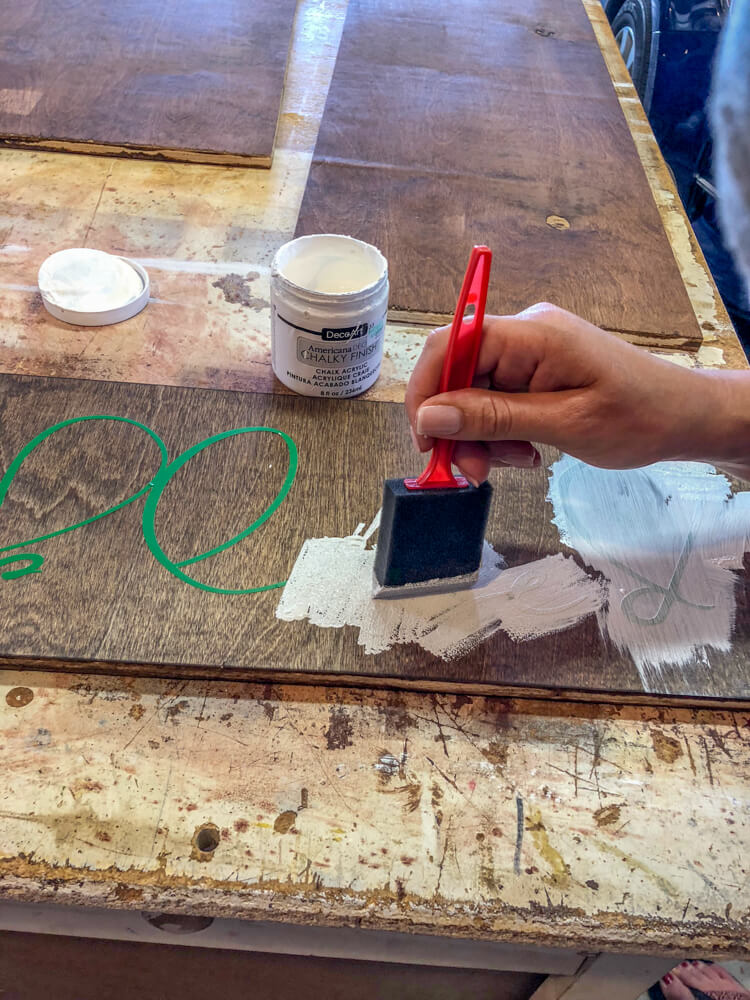 Home Decor Wood Sign Paint