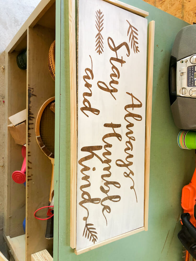 Home Decor Wood Sign Frame