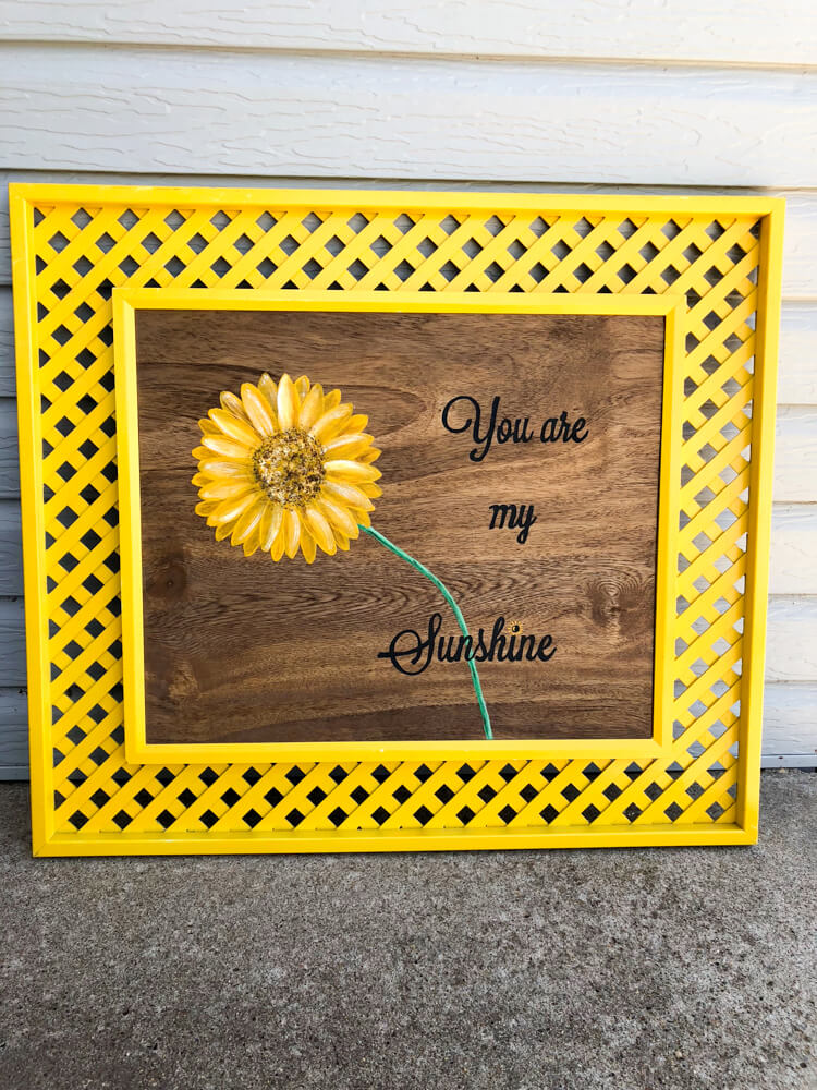 Home Decor Wood Sign You Are My Sunshine wood painting