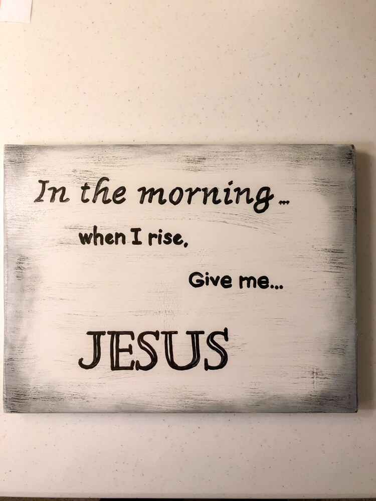 Home Decor Wood Sign Give Me Jesus
