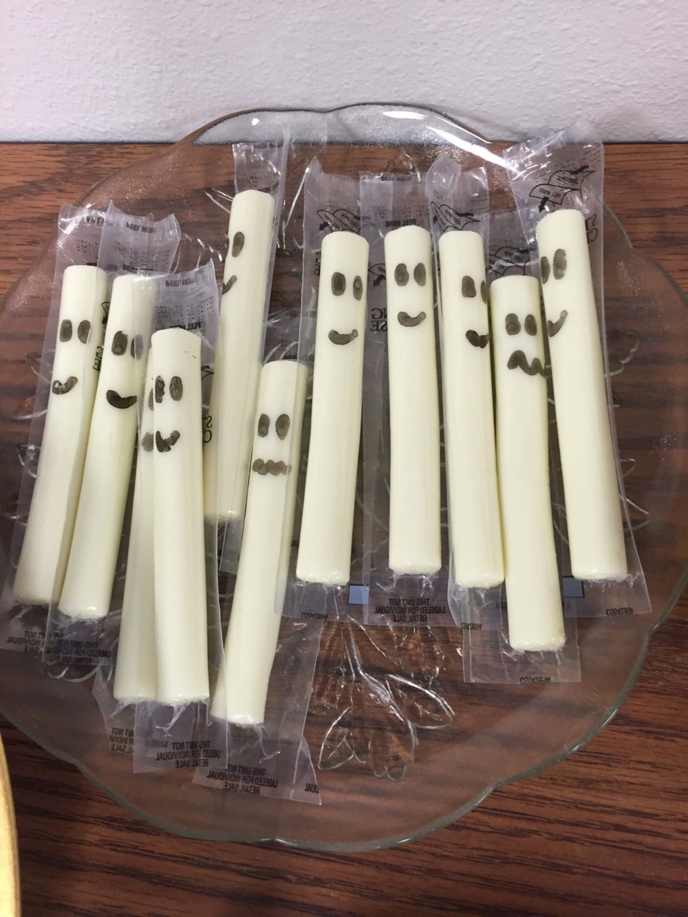 Halloween Snacks Ghost Cheese