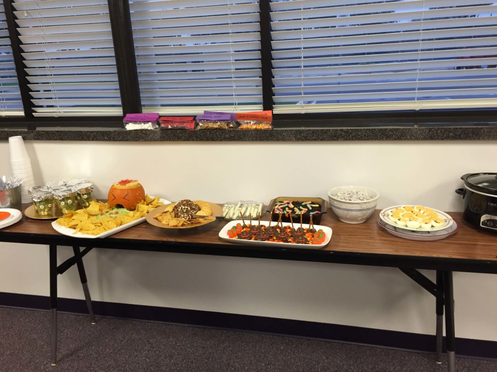 Halloween Snacks at the office
