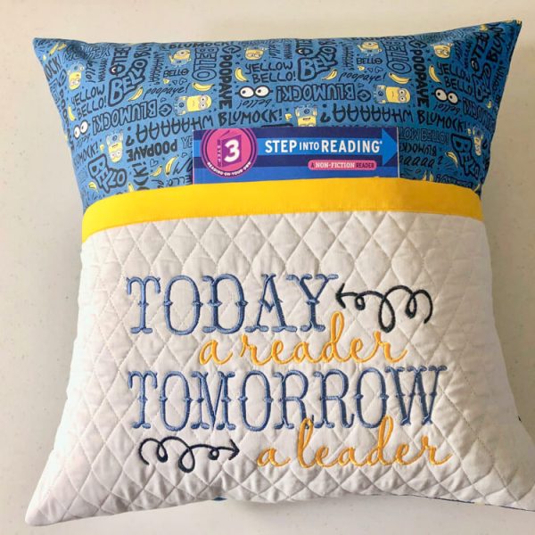 Reading Pillow Today a Reader