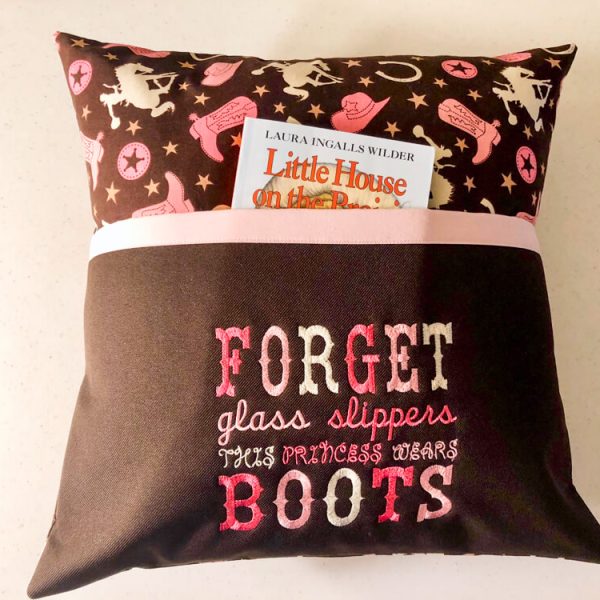 Reading Pillow-Forget glass slippers