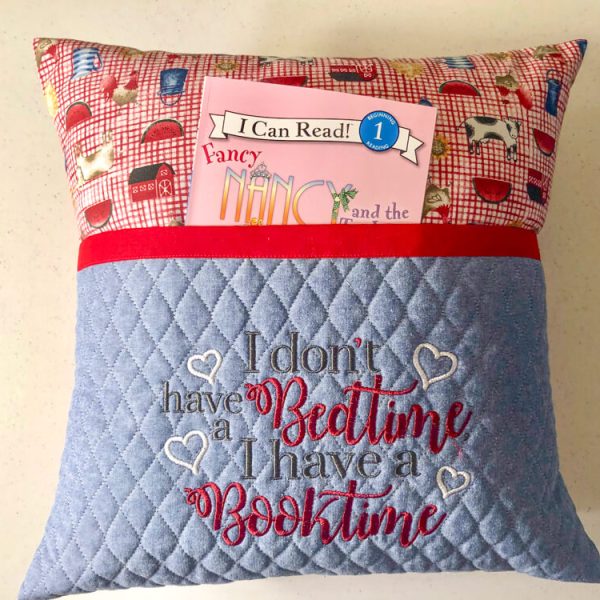 Reading Pillow-I don't have a bedtime