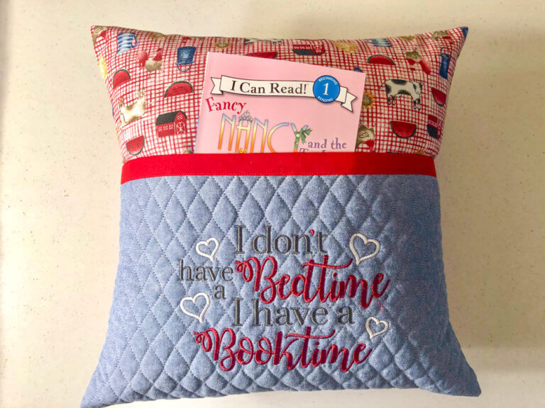 Reading Pillow-I don't have a bedtime