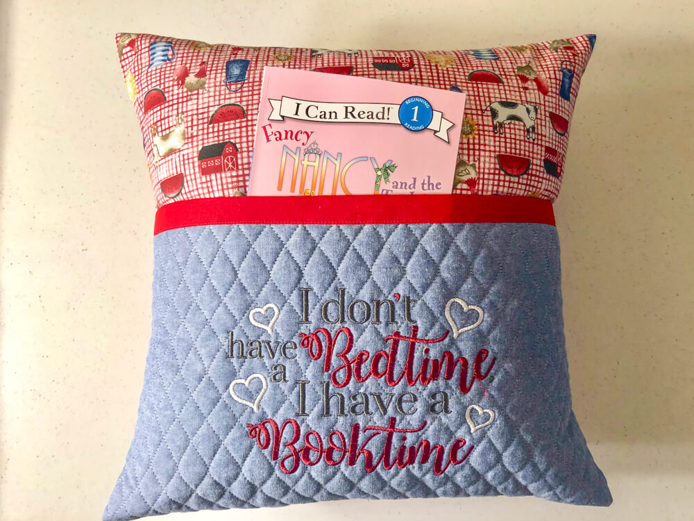 How to make a reading pillow in an afternoon