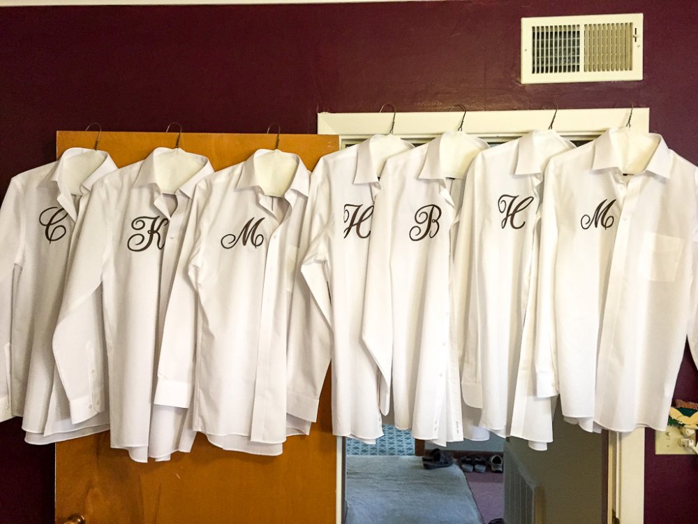 Bridesmaids Embroidered Shirts