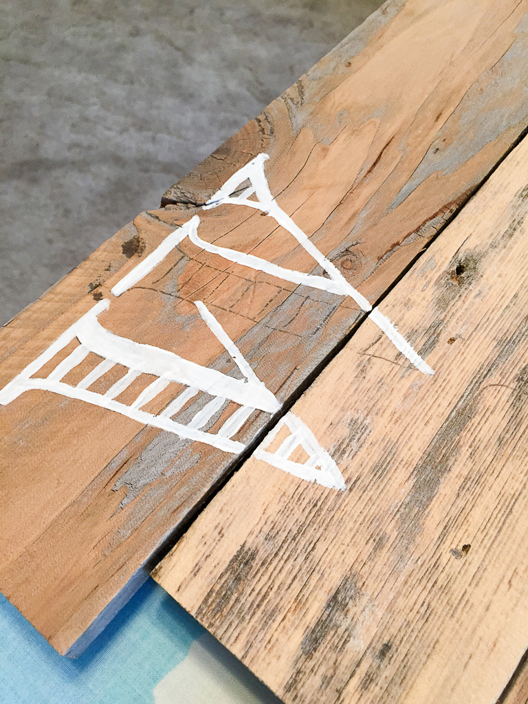 Wedding Direction Sign Paint