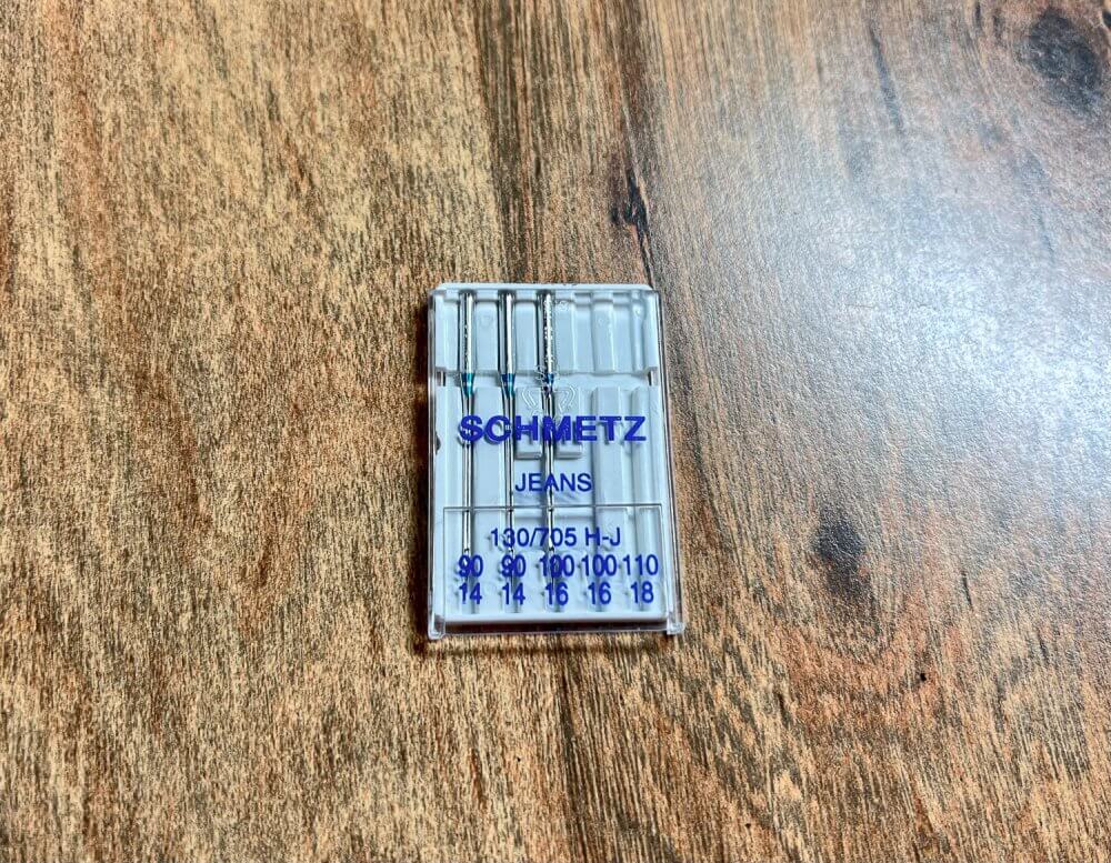 DIY memory pillow plaid and denim