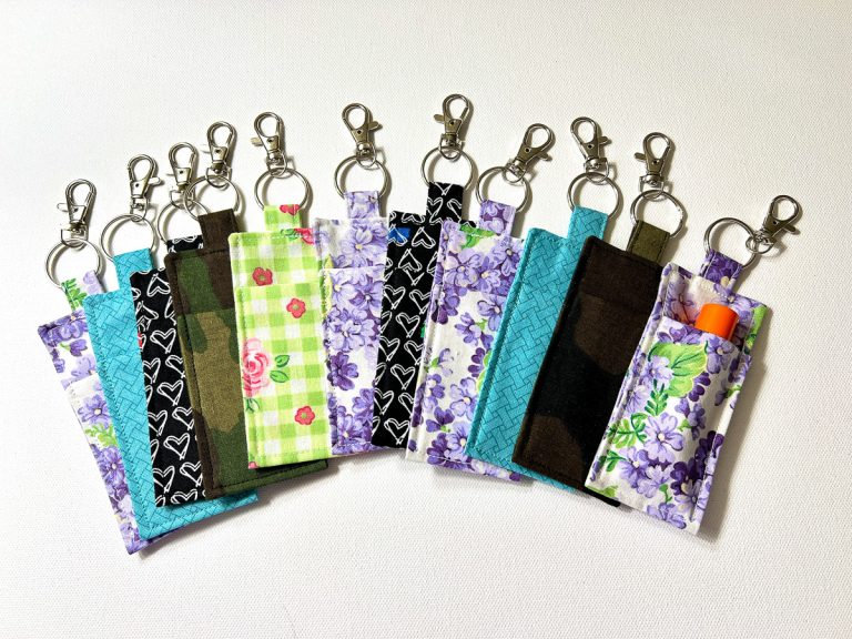 Fabric Lip Balm Holder Tutorial