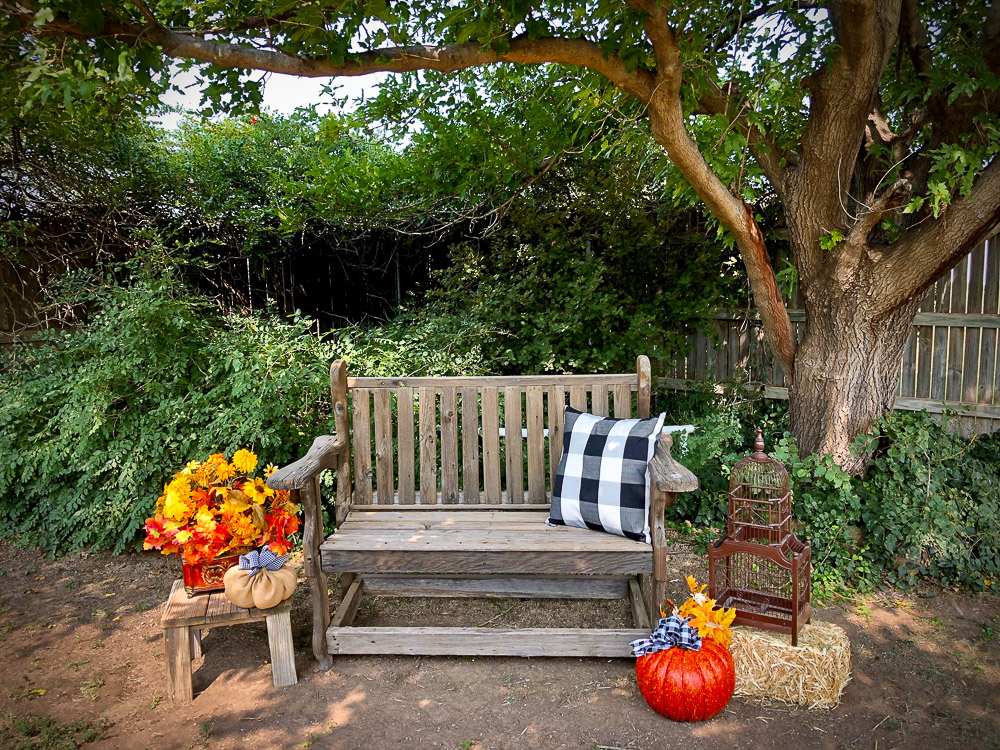 Fabric Pumpkin in Photo Shoot