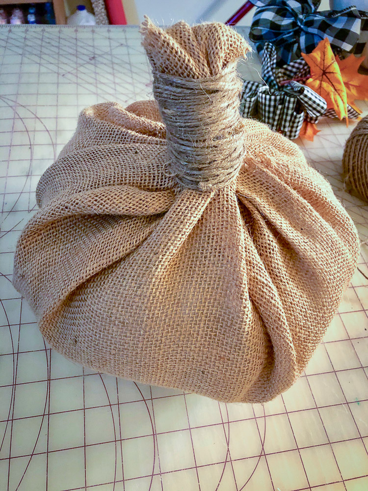 Fabric Pumpkin DIY
