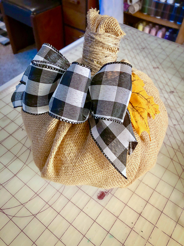 Fabric Pumpkin DIY