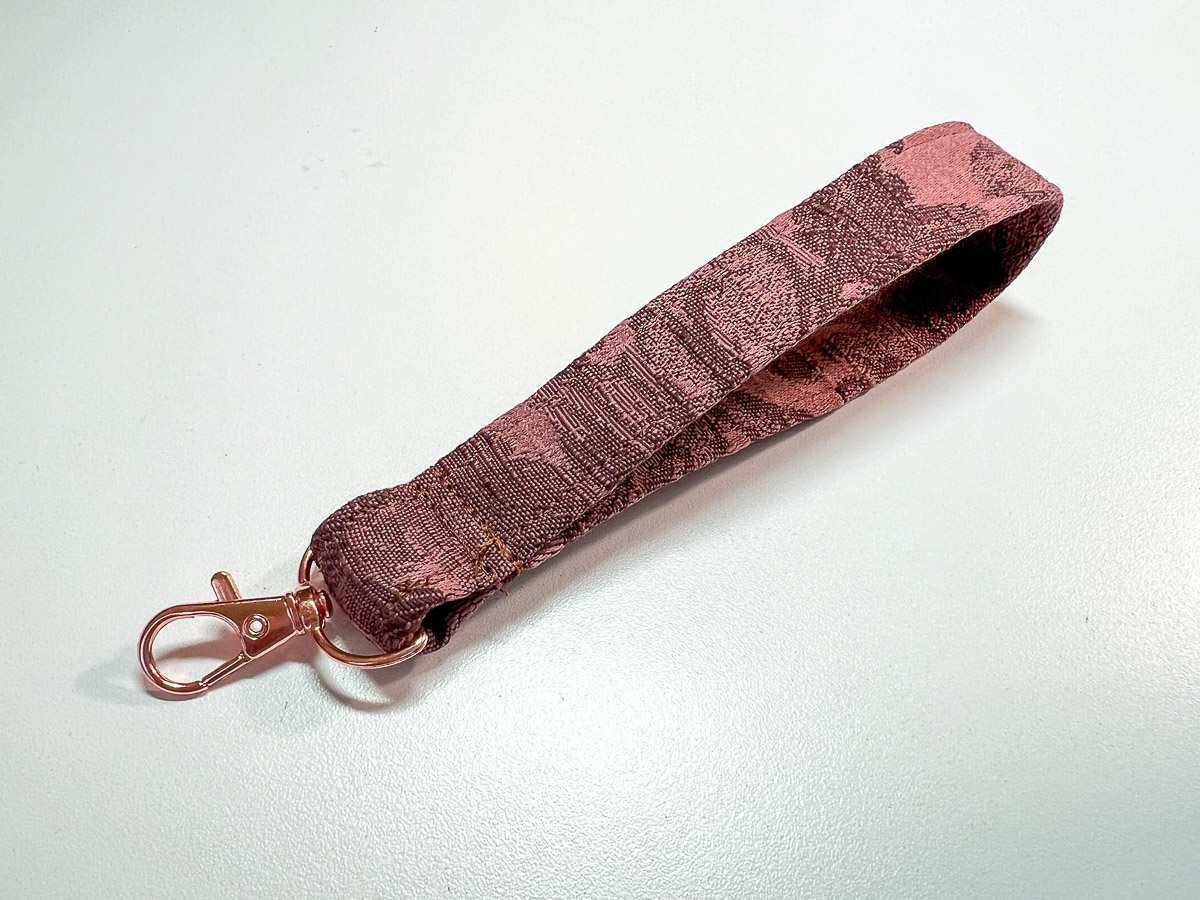 Fabric Wristlet Keychain DIY