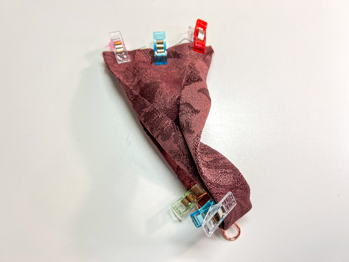 Fabric Wristlet Keychain DIY