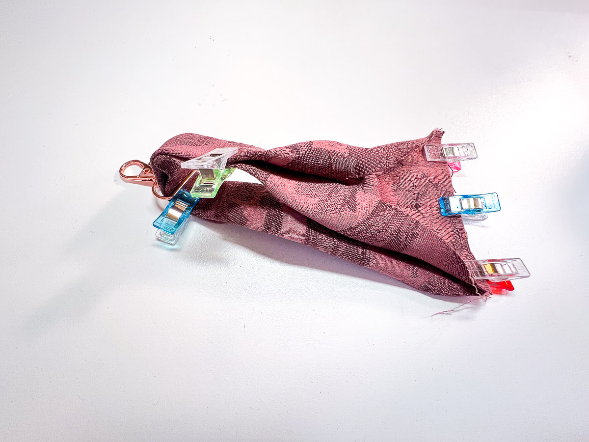 Fabric Wristlet Keychain DIY