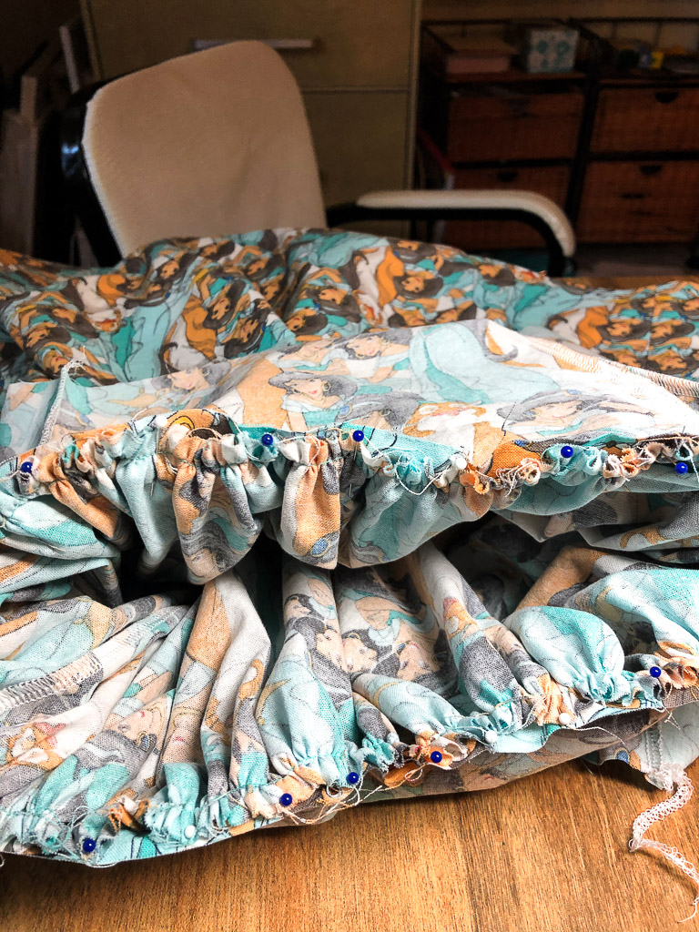 Hand Made School Clothes Gathering