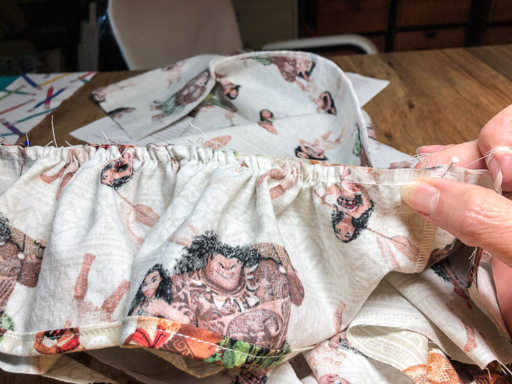 Hand Made School Clothes Gathers