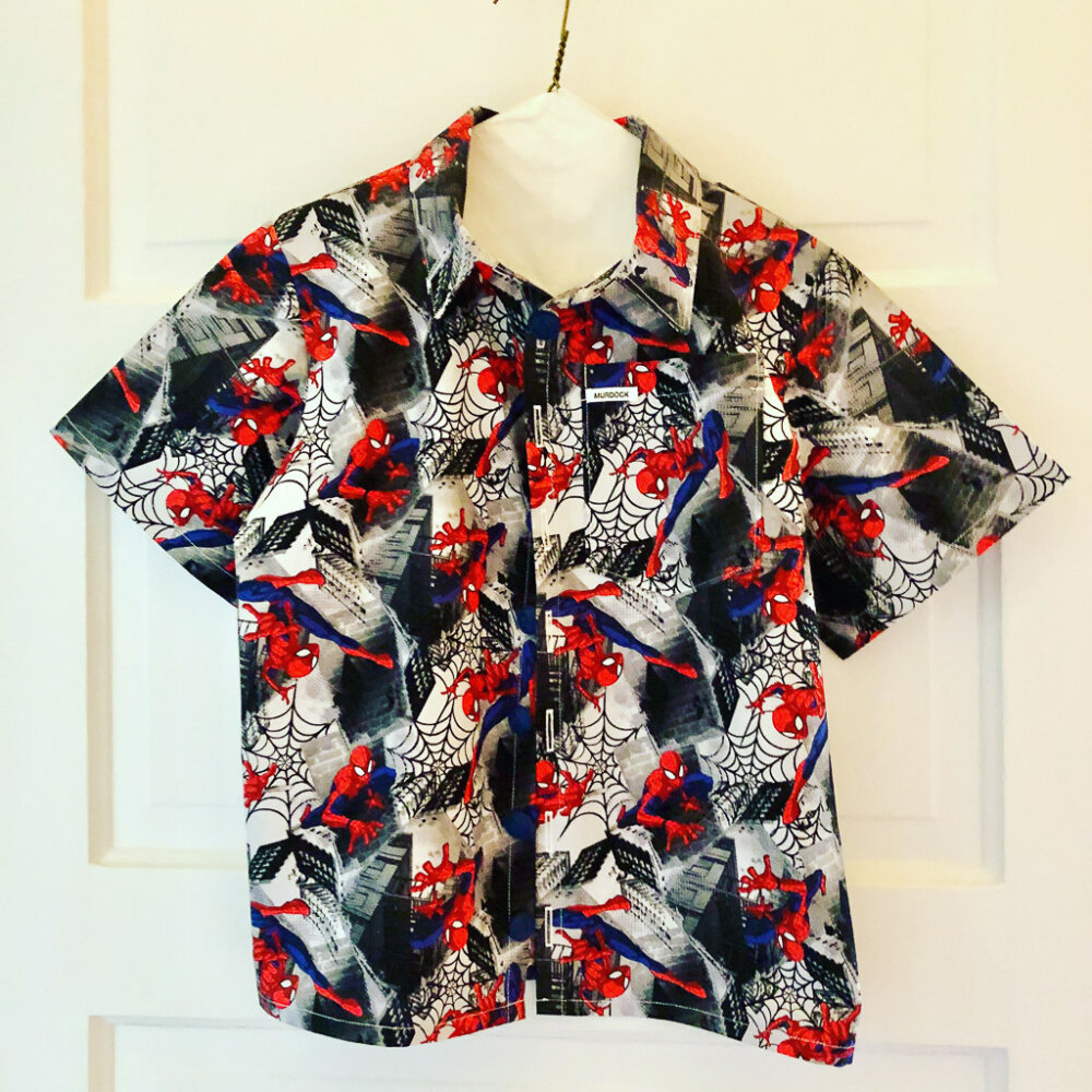 Hand Made School Clothes Spiderman