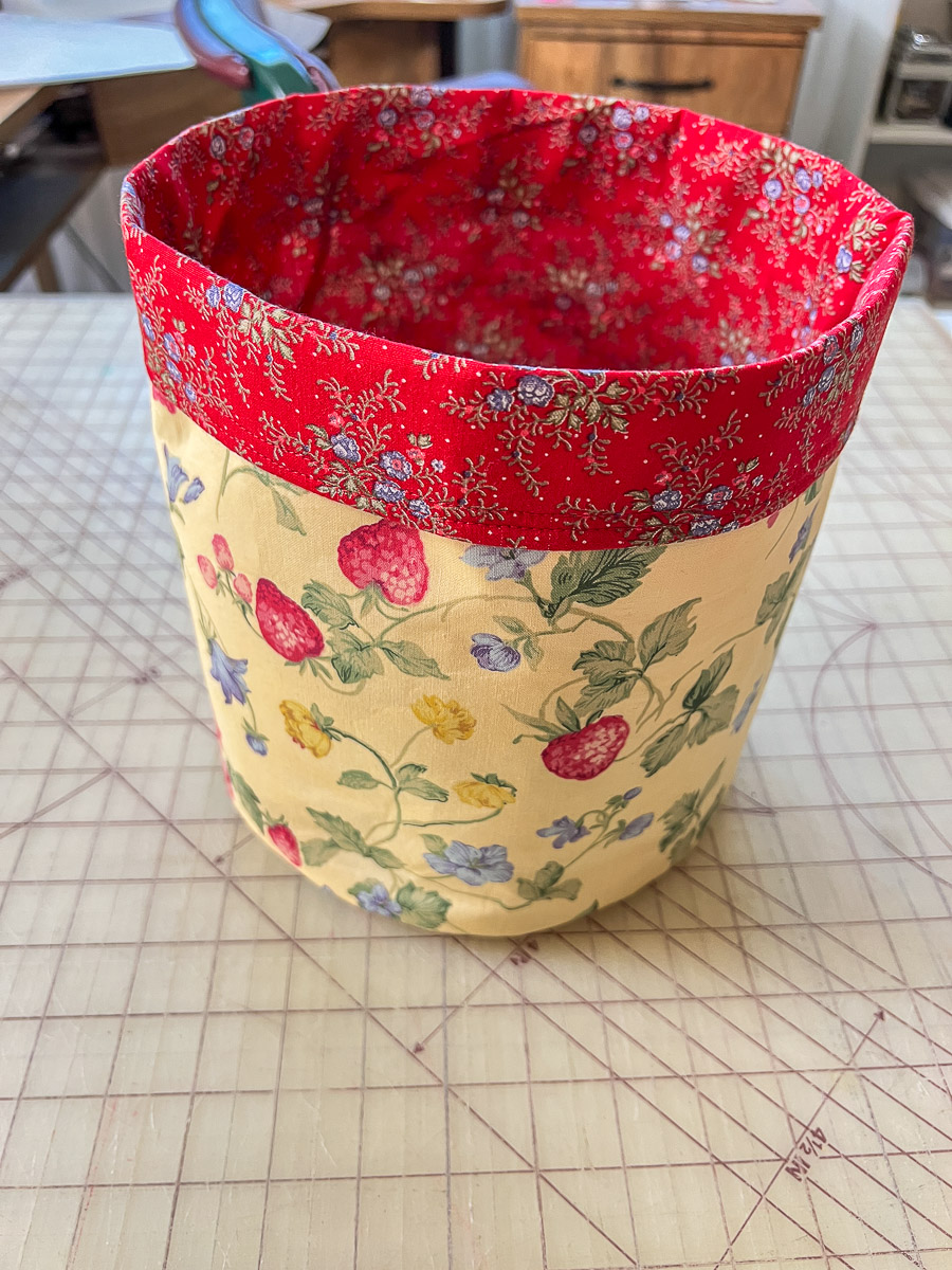 Reversible Fabric Basket
