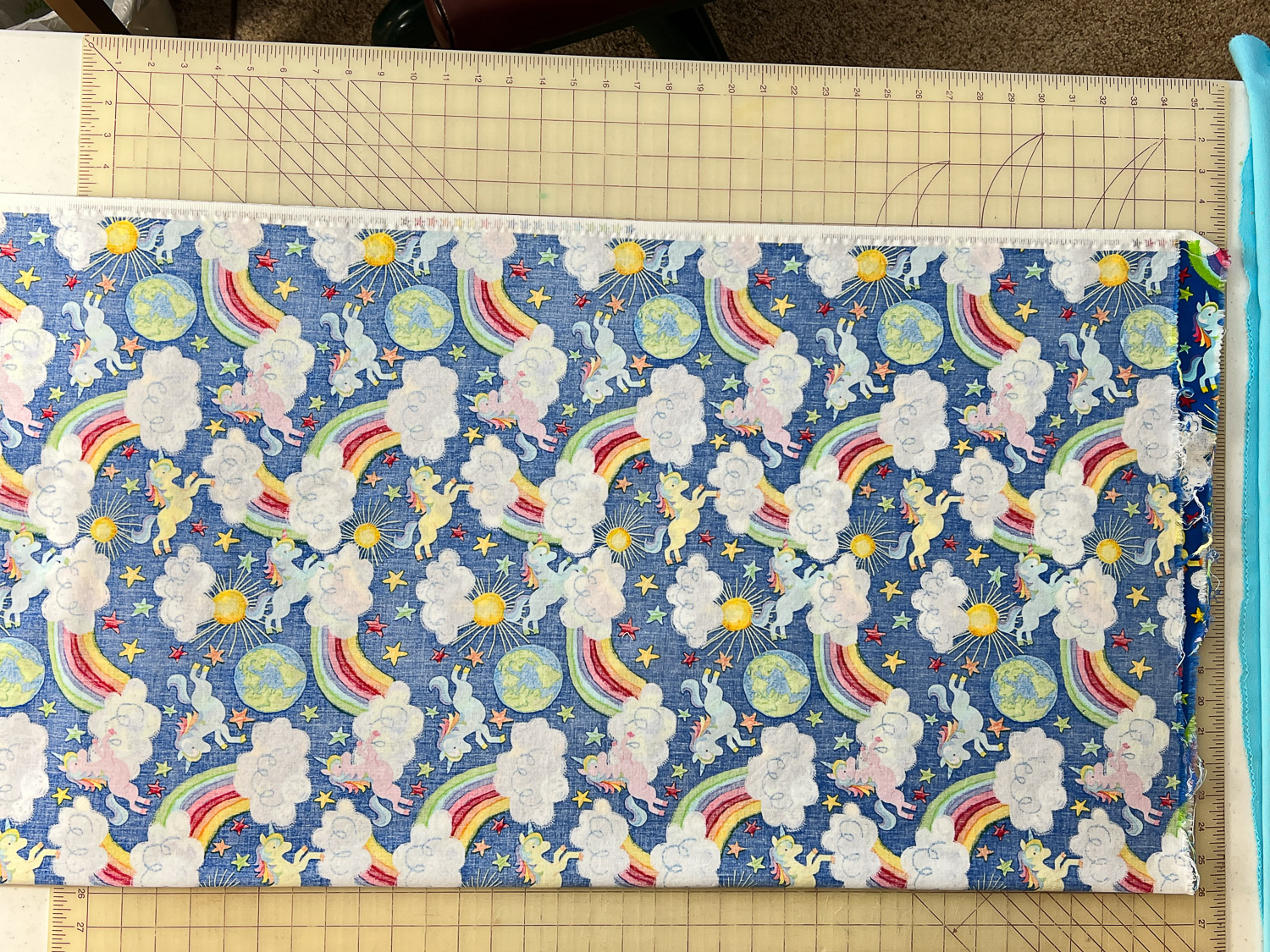 Square up Edge of Fabric