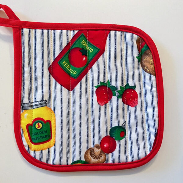How to make a quilted potholder