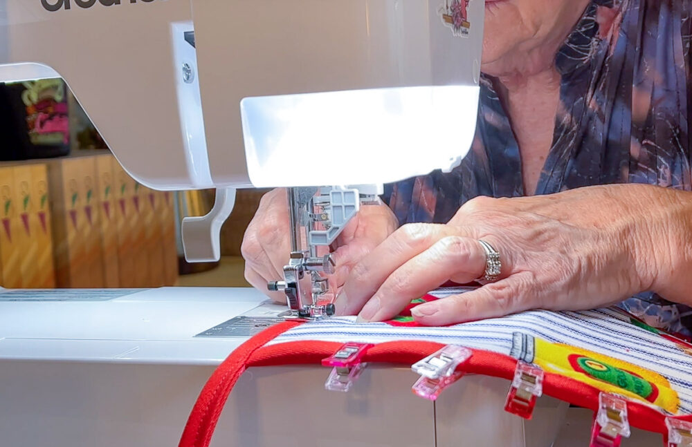How to make a quilted potholder