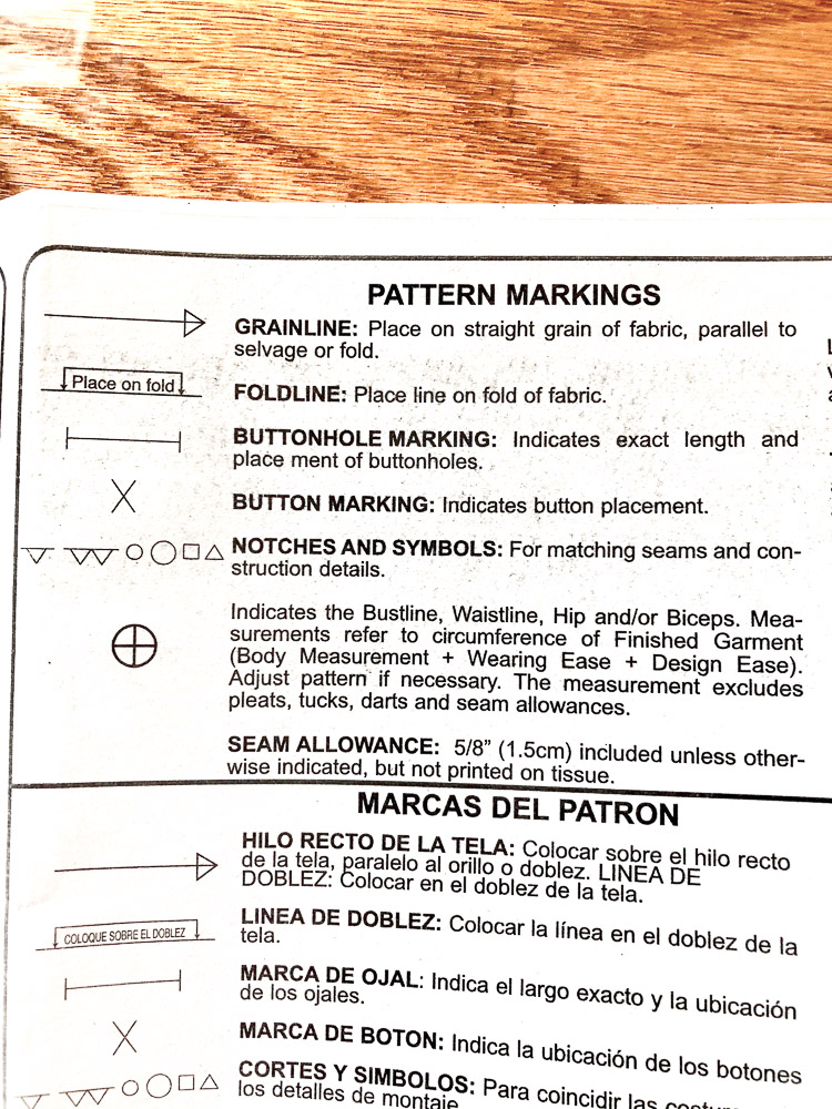 pattern markings
