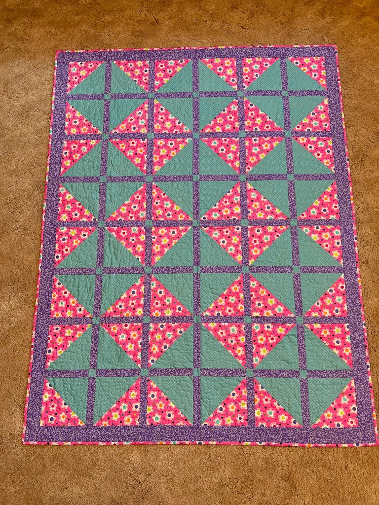 Learn to Quilt Beginner to Advanced 3 yard quilt