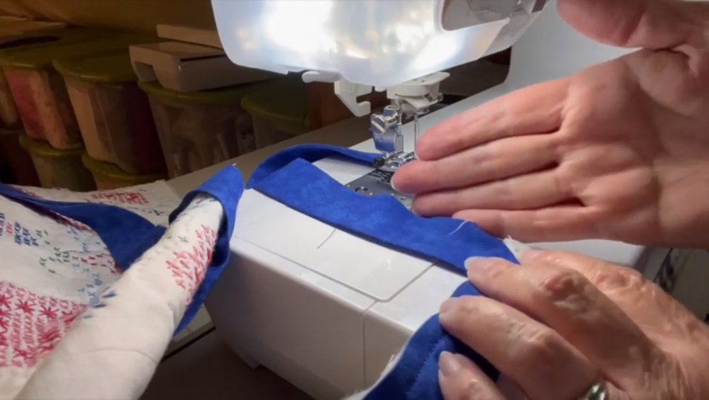 Learn to Quilt Beginner to Advanced mitered corner