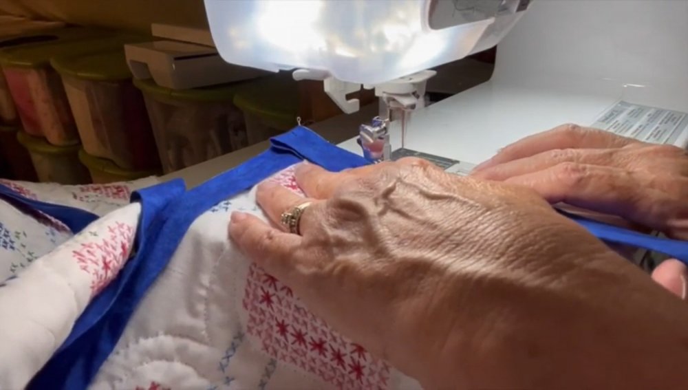 Learn to Quilt Beginner to Advanced mitered corner