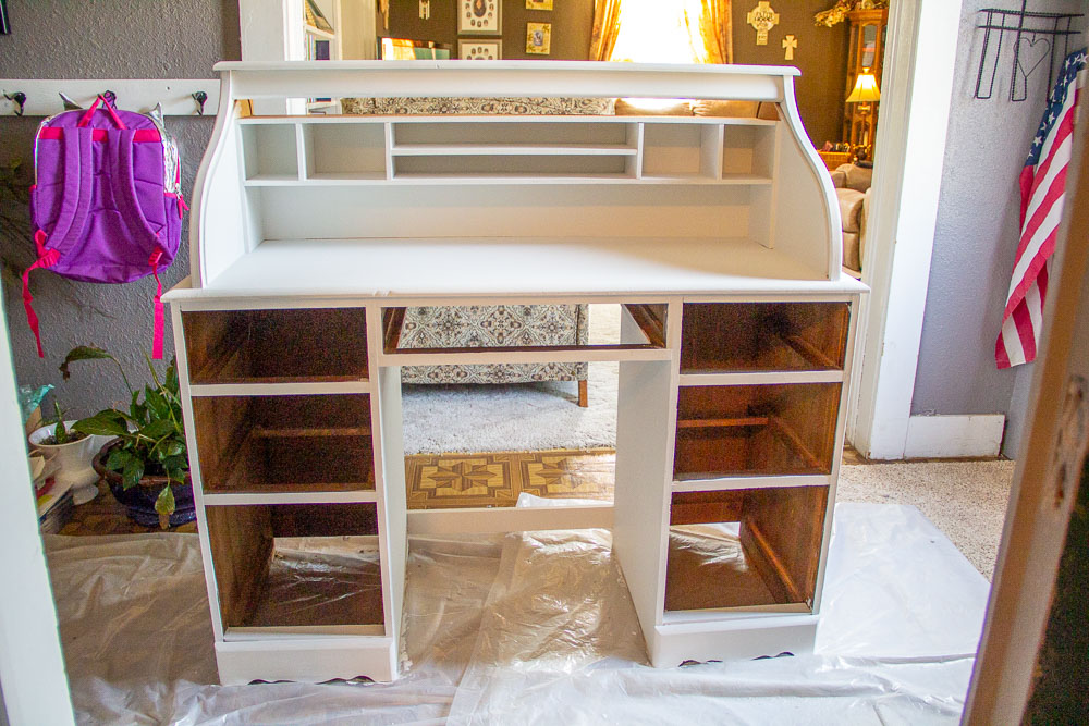 Roll Top Desk Makeover