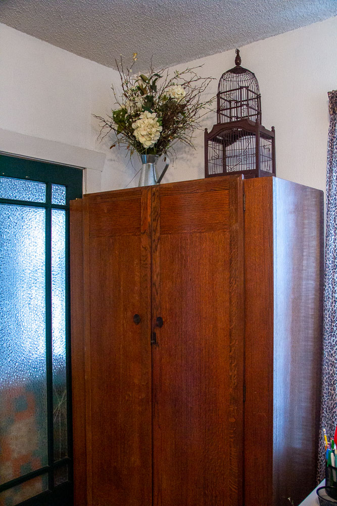 Office Makeover After with Chifforobe